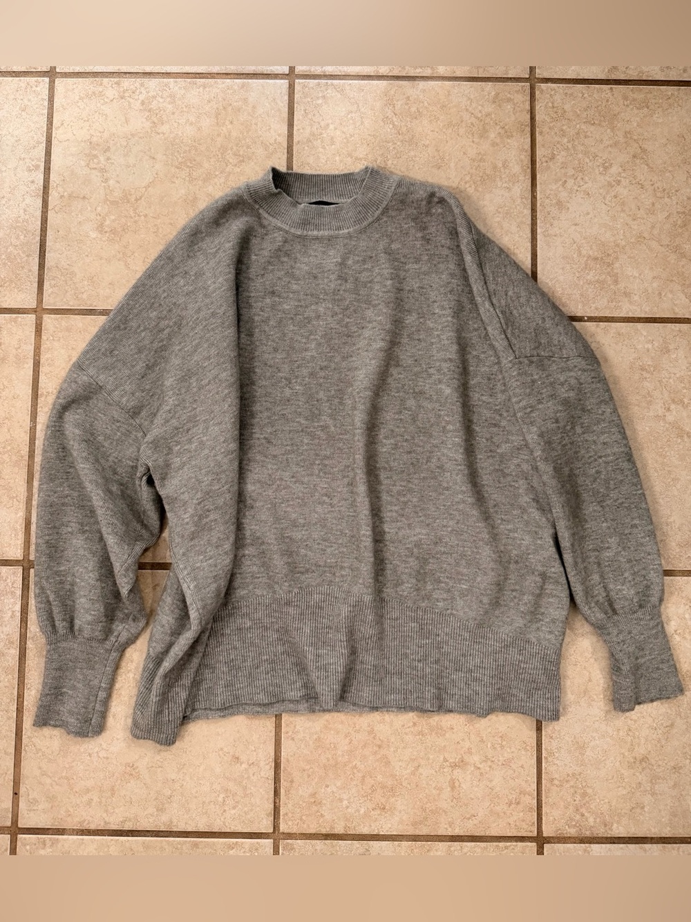 EUC Gray Oversized Sweater